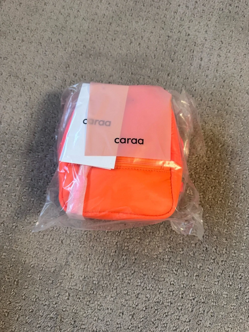 Caraa dog pet carrier pink and orange backpack